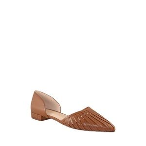 Essex Lane Jara D’orsay Flat - Cognac Brown - Size 8.5M - Worn once